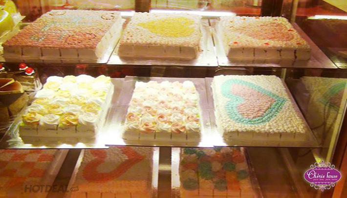 Bánh Gateaux, Cupcake  Tại Tiệm Bánh Tình Yêu Cherie House